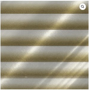 Στόρια αλουμινίου 16mm λαδί-χρυσό, περλέ