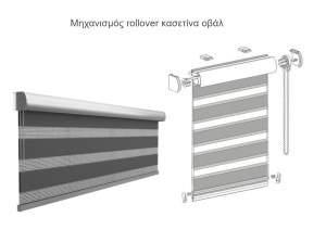 Ρόλλερ διπλό, ρολλοκουρτίνα ζέβρα, ρόλλερ double, 20-59